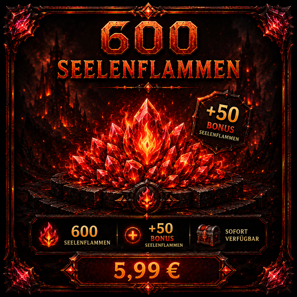600 Seelenflammen